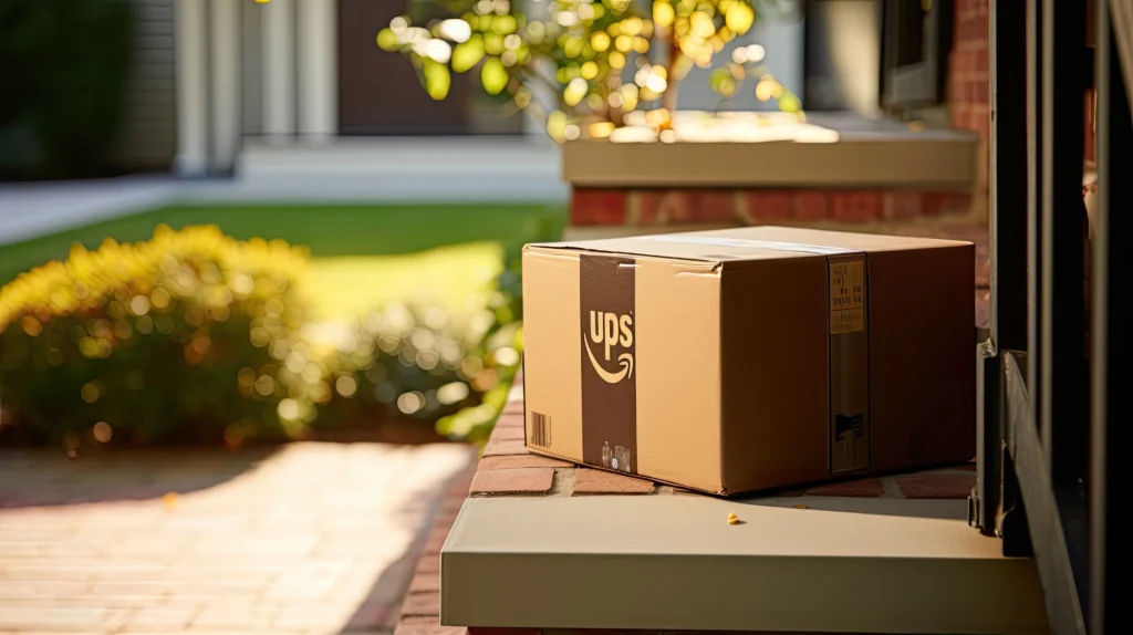 UPS employees standing in front of a delivery truck, symbolizing new job opportunities.