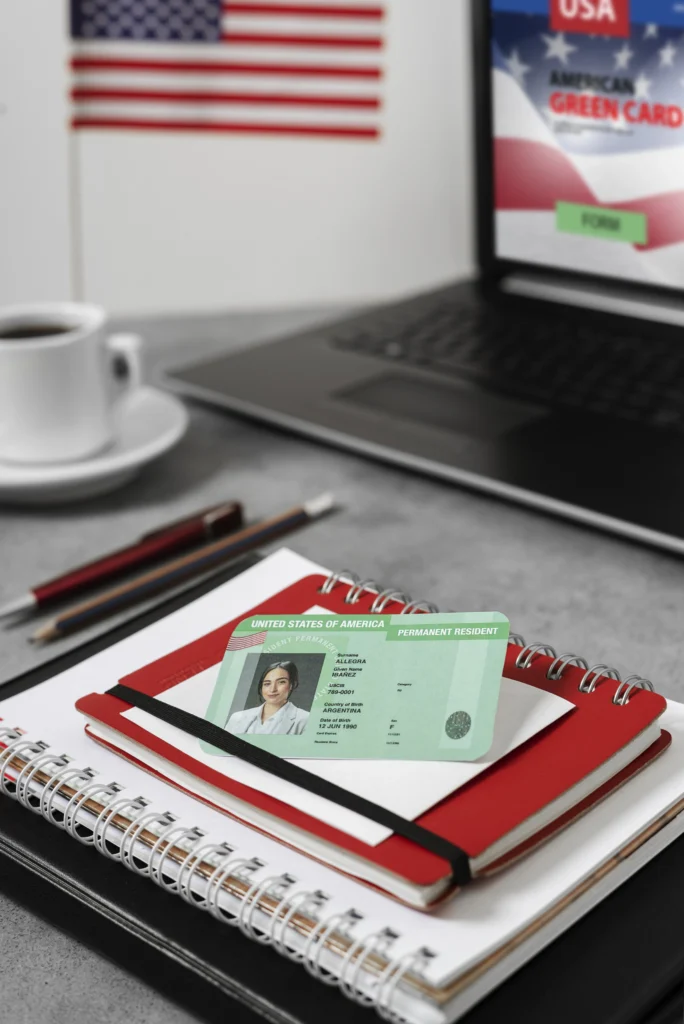 Person holding a Real ID-compliant driver's license with a star symbol