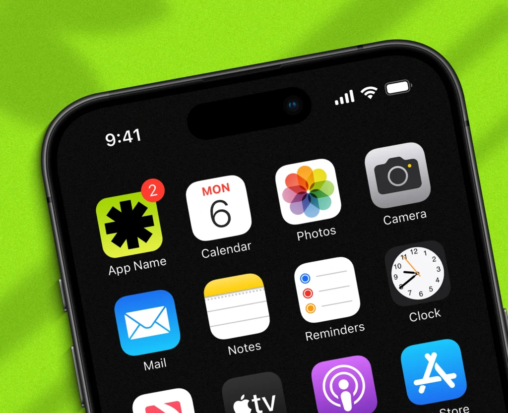 Illustration showing the evolution from iOS 19 to iOS 26 with Apple devices and futuristic UI elements