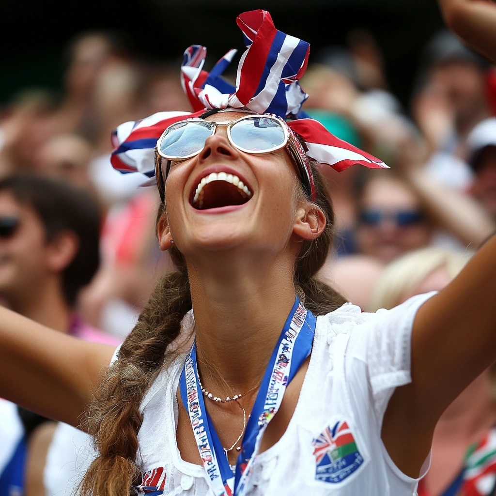 Wimbledon 2025 Day One action with players competing on the grass courts under bright skies