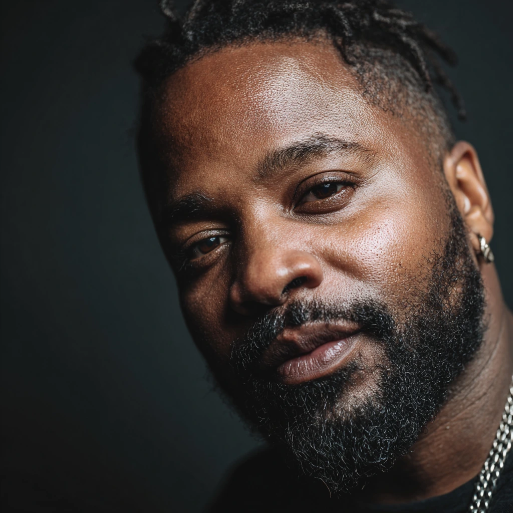 Malcolm-Jamal Warner smiling at an event, embodying a legacy of talent and cultural impact
