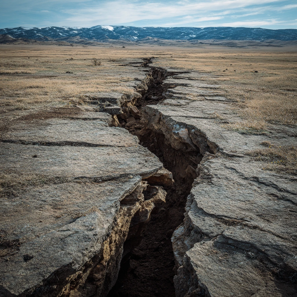 The Tintina Fault, stretching through the Yukon, is a major geological feature that remains largely hidden in terms of public awareness. Despite being a critical seismic fault line, it is not as well-known as other more active faults. This fault poses a potential seismic threat to the region, and understanding its behavior is crucial for preparedness. This image illustrates its position and the seismic risk it represents for the local population and infrastructure