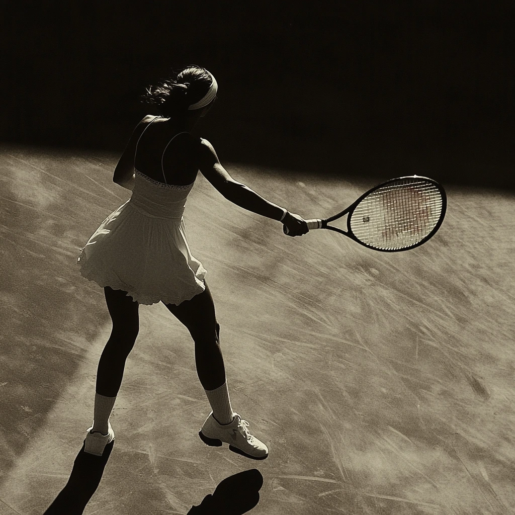 Iga Świątek holding the Wimbledon trophy in celebration after winning the women's final.
