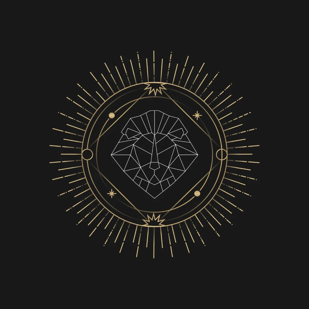 Lion’s Gate Portal spiritual awakening with cosmic light and lion imagery