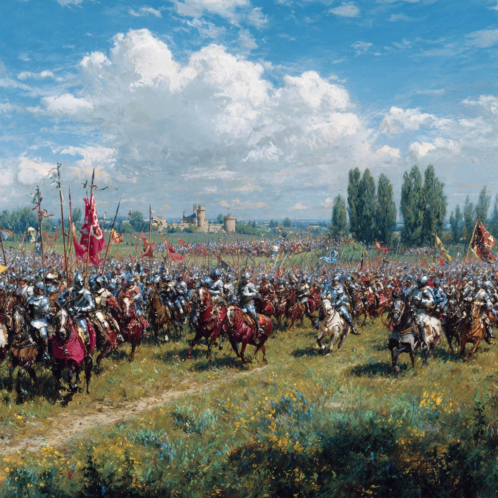 Henry VII defeats Richard III at the Battle of Bosworth Field, 1485