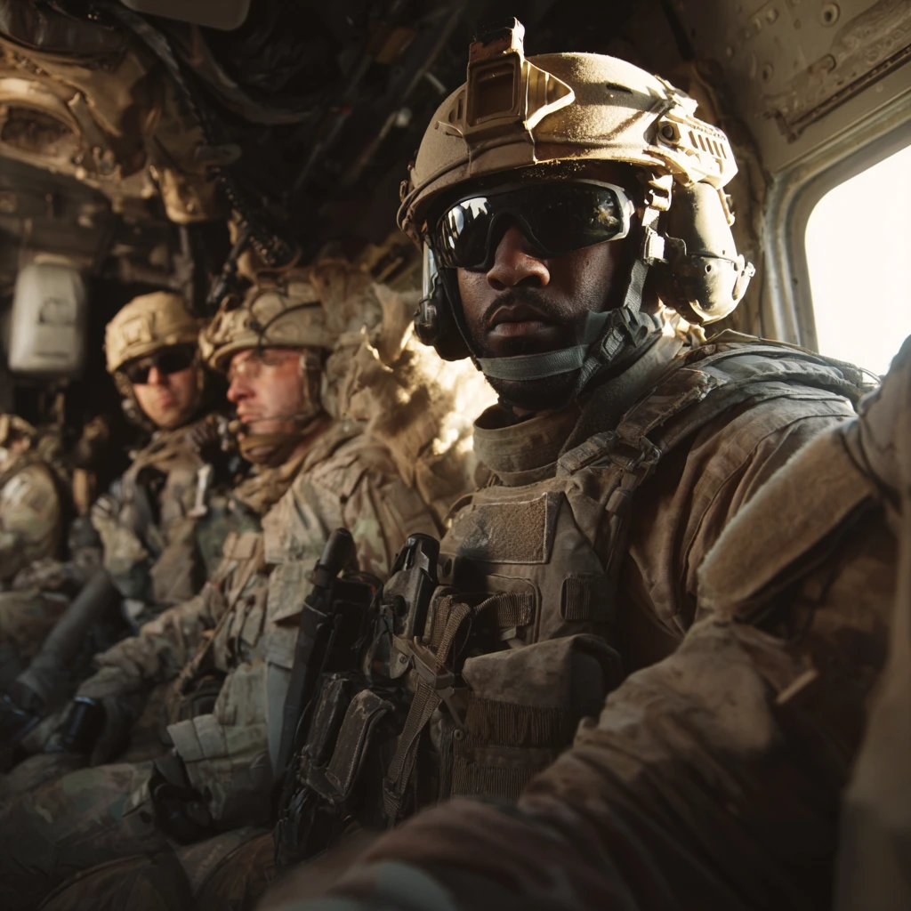 National Guard troops patrolling Washington, D.C. streets