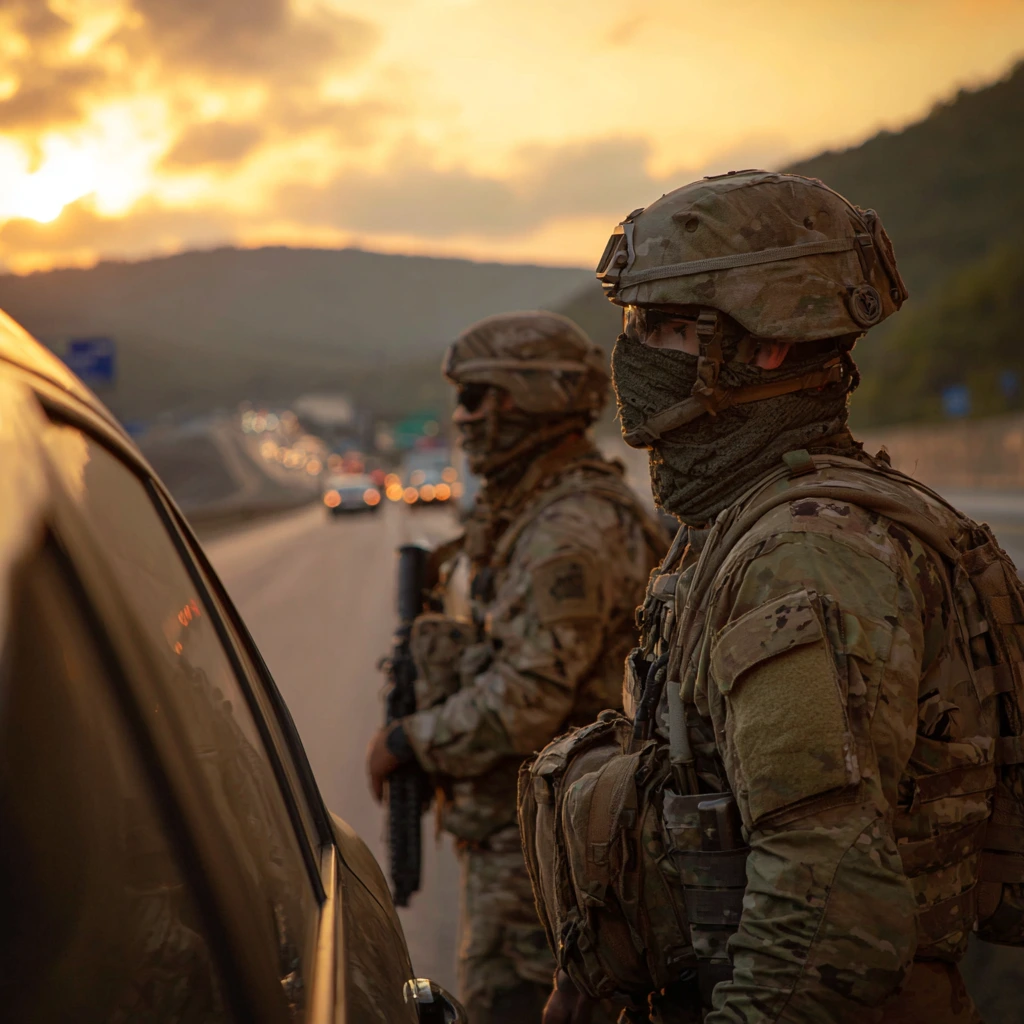 National Guard troops patrolling Washington, D.C. streets