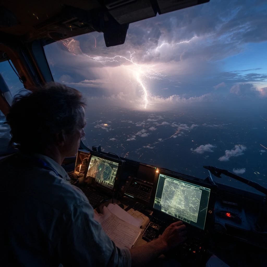 Record-breaking lightning bolt spanning 515 miles across the sky