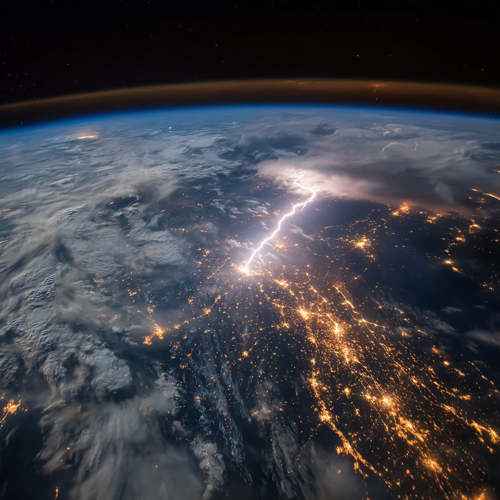Record-breaking lightning bolt spanning 515 miles across the sky