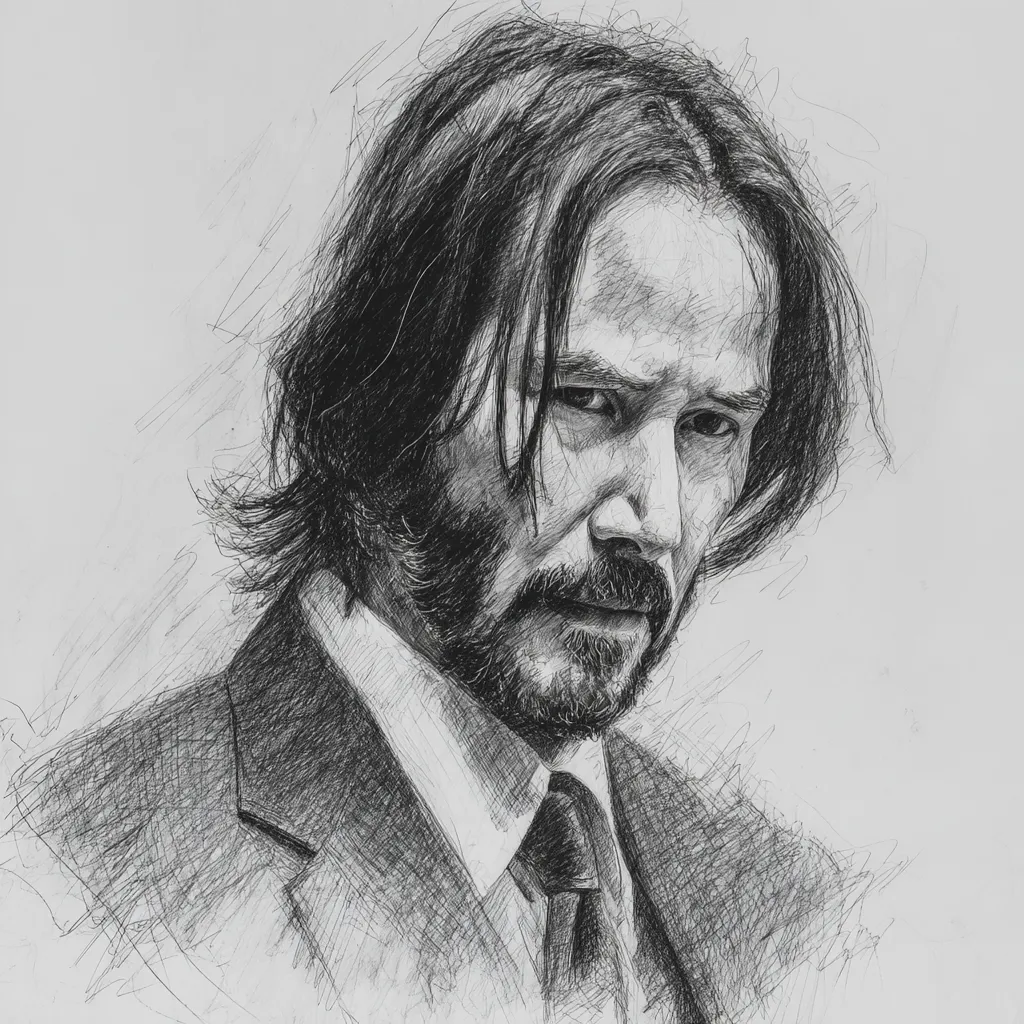 Keanu Reeves smiling on the red carpet in 2025