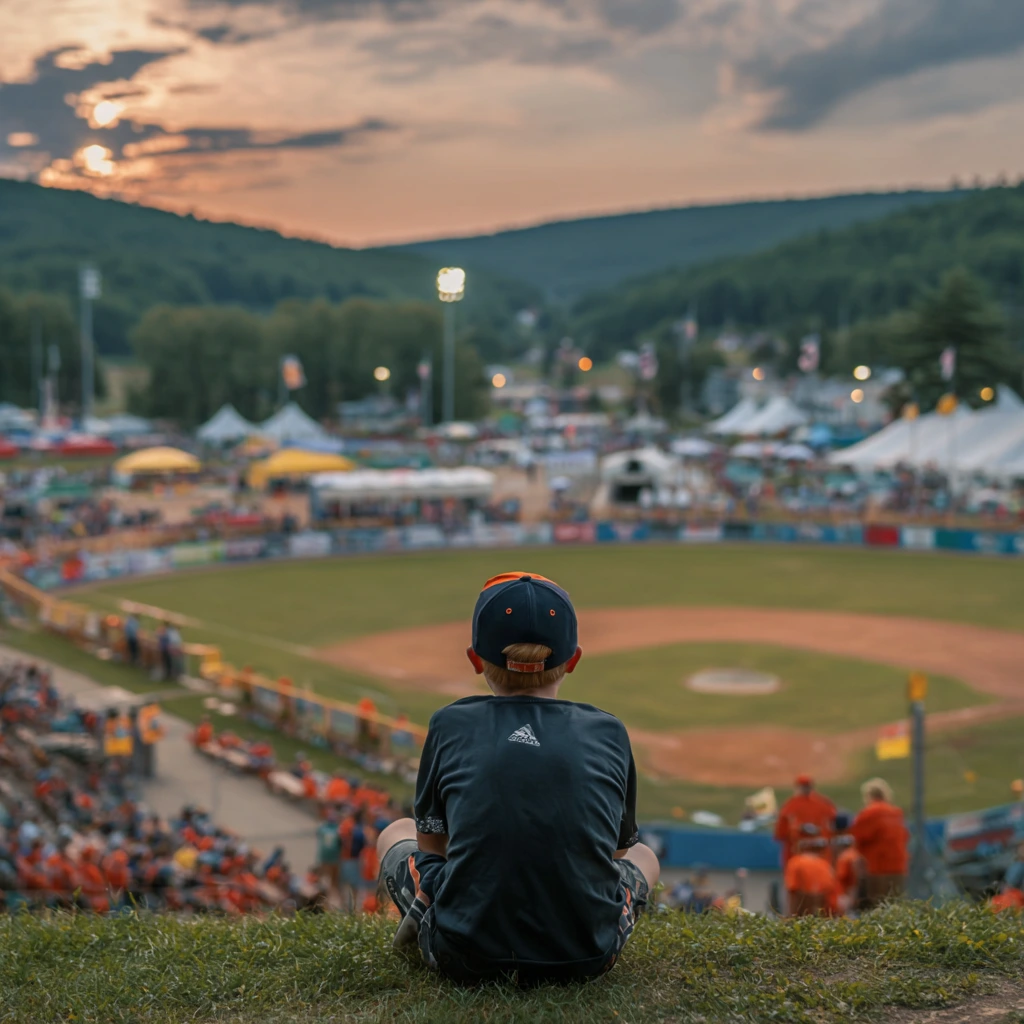 Young athletes competing in the 2025 Little League Baseball World Series, showcasing global talent and sportsmanship