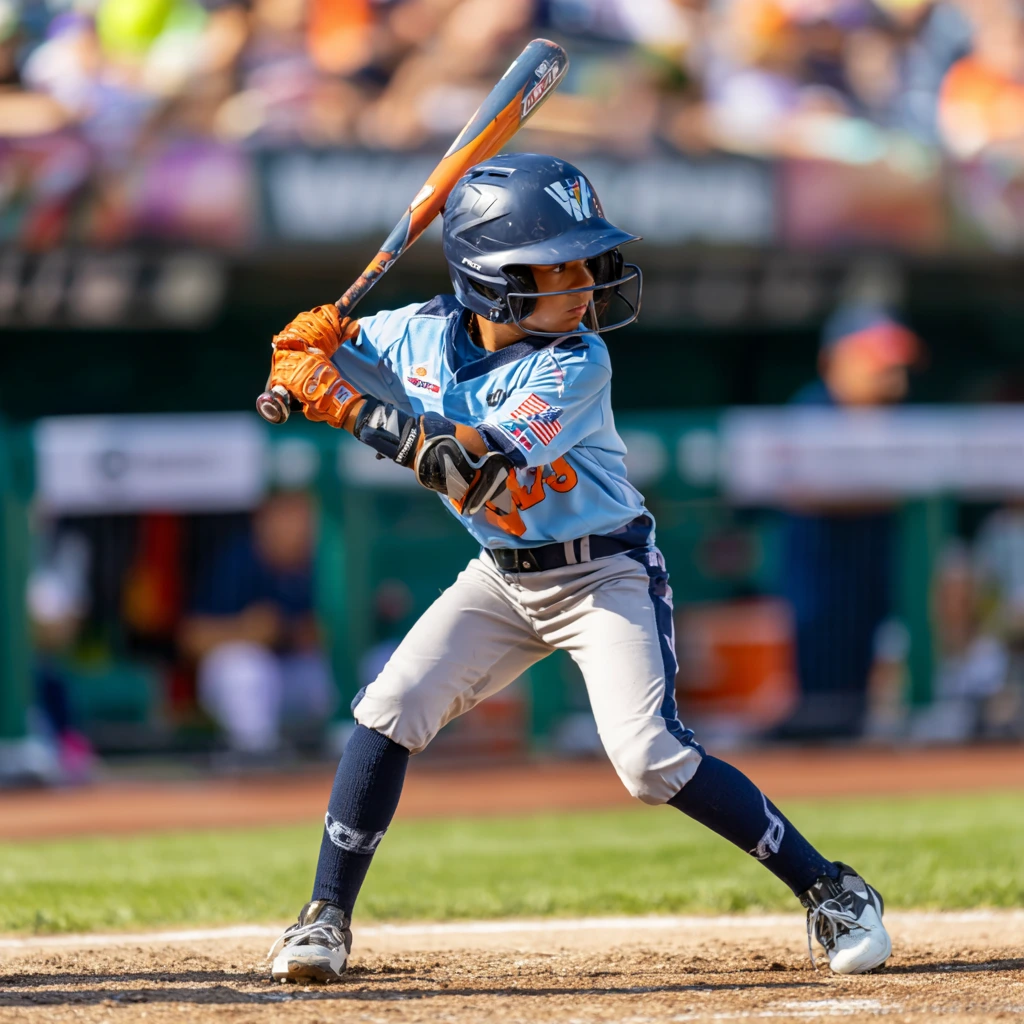 Young athletes competing in the 2025 Little League Baseball World Series, showcasing global talent and sportsmanship