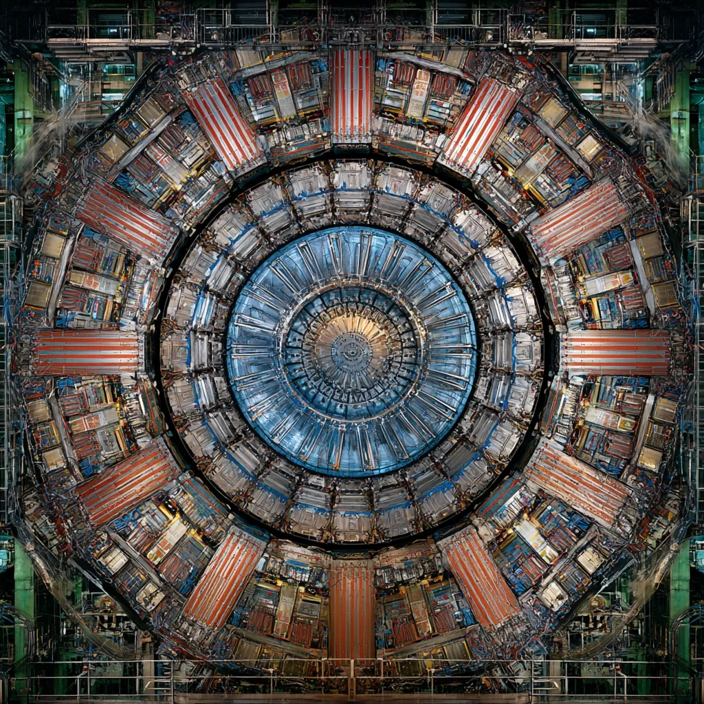 CERN scientists celebrating the first proton beams at the Large Hadron Collider in 2008