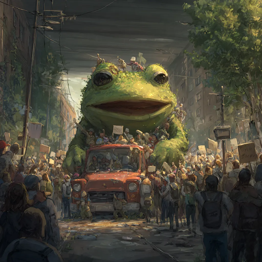 Illustration representing the Groyper Movement’s ongoing influence in U.S. politics in 2025.