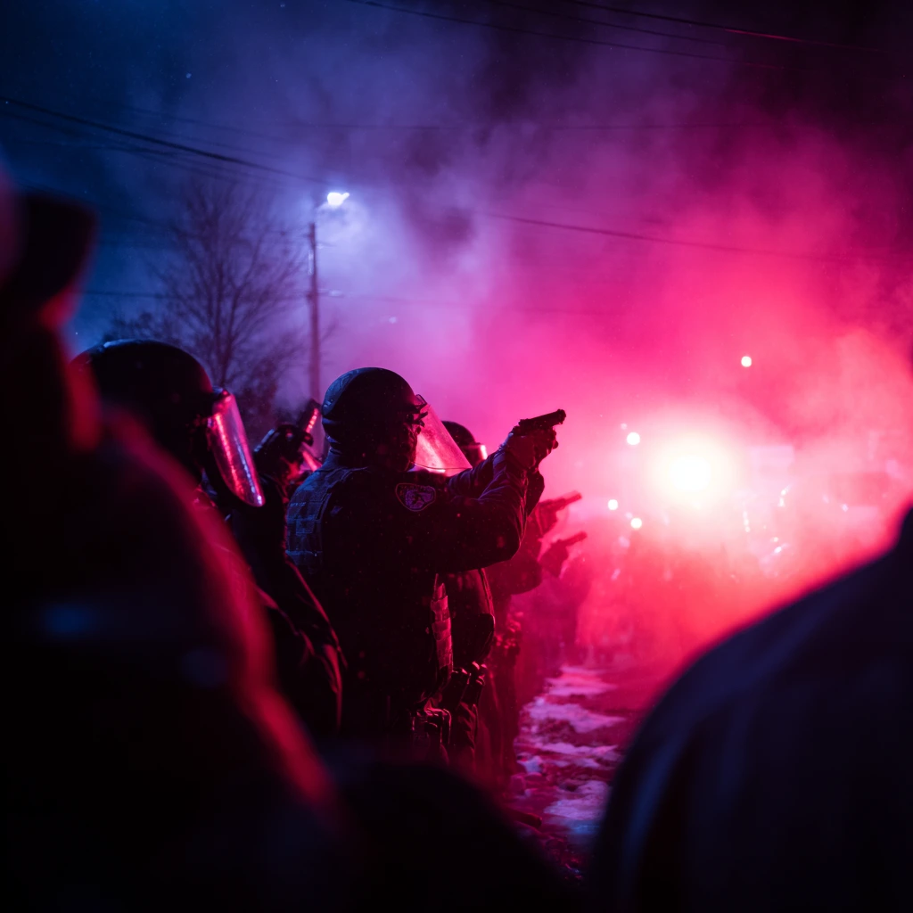 The growing threat of political violence in the United States with protest crowds and rising tensions