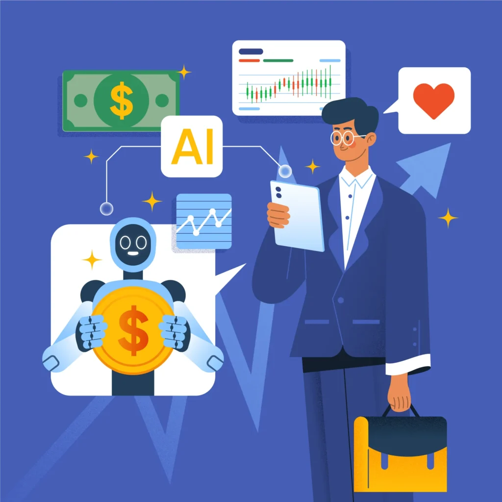 AI helping people manage their personal finances with smart data and automated budgeting tools