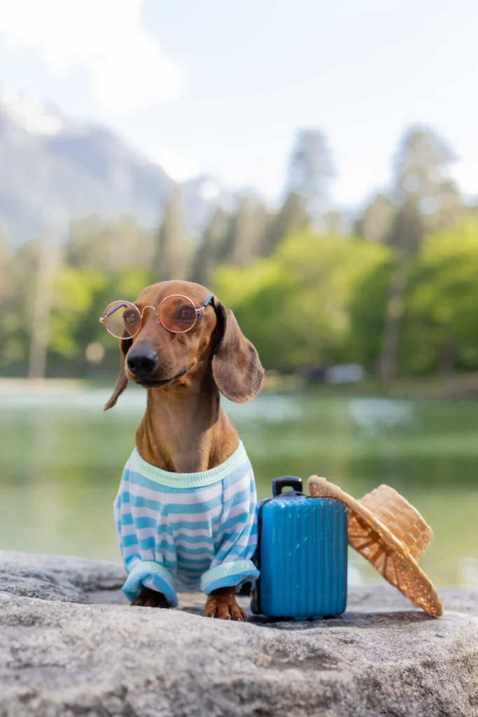 Pet-Friendly Travel
Owner and dog enjoying a sunny day at a pet-friendly beach