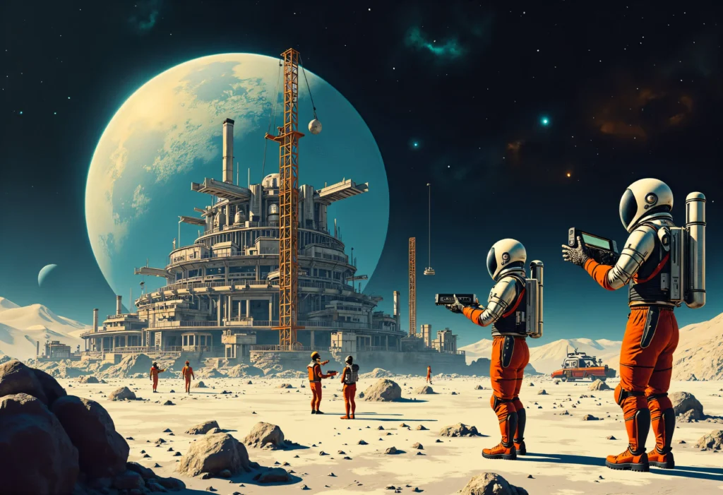 Space exploration timeline from Sputnik to SpaceX showcasing milestones in human spaceflight