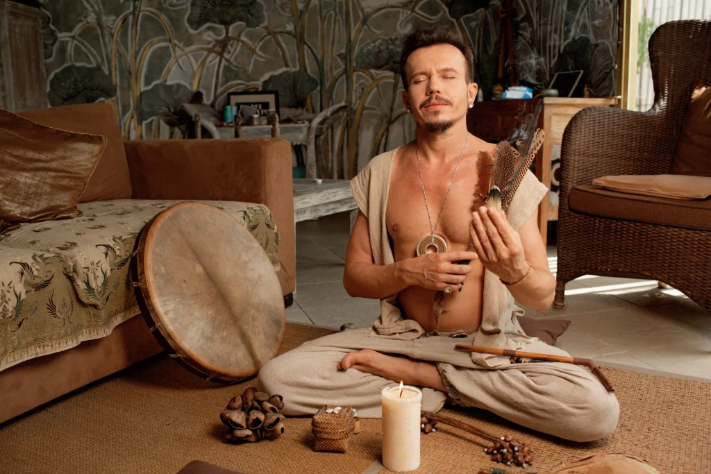 A woman enjoying a quiet morning with coffee and sunlight, symbolizing the art of slow living and mindfulness.