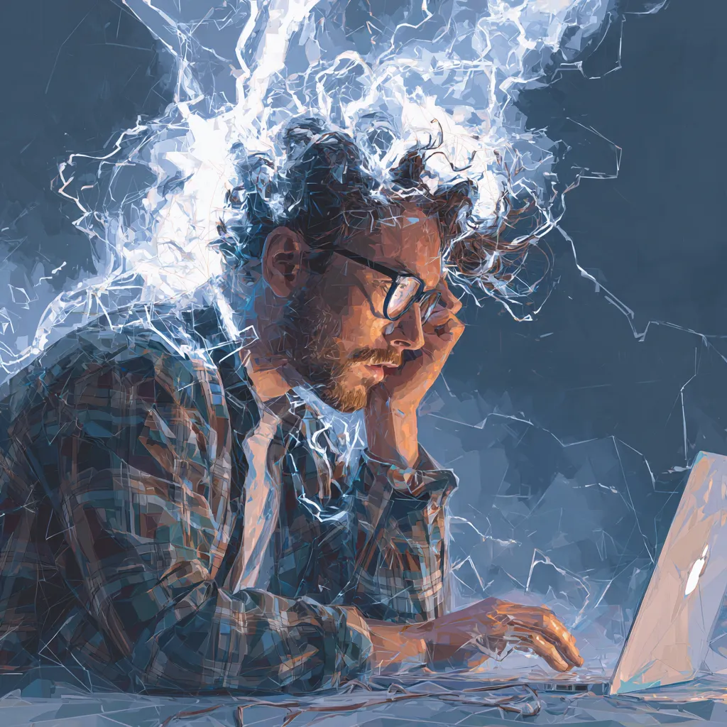 Tech Outages
Server room alert showing tech outage with system failure warnings