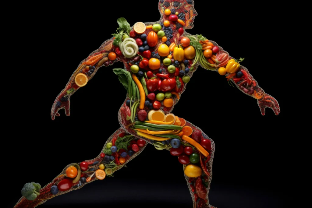 Athlete preparing a healthy meal with protein, carbs, and hydration to illustrate the science behind sports nutrition.