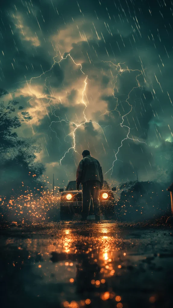 A rare photograph of Roy Sullivan, the National Park ranger who holds the Guinness World Record for surviving seven lightning strikes. His story remains one of the most astonishing tales of human resilience and nature's unpredictability.