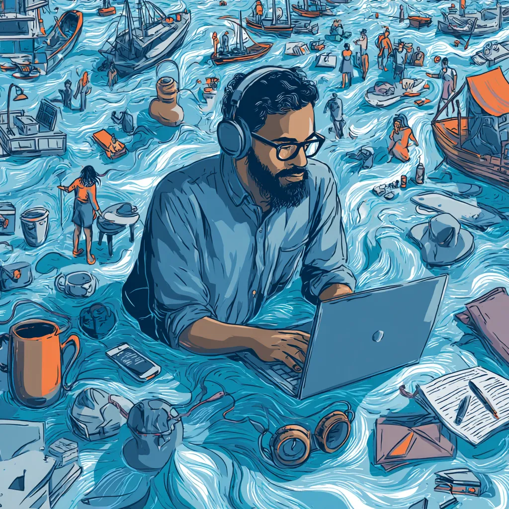 Worker using a laptop from home, representing how remote jobs are reshaping U.S. careers and the future of work.