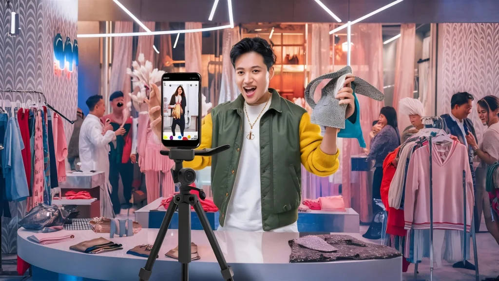 Influencer Marketing
Small business collaborating with influencer to promote products online