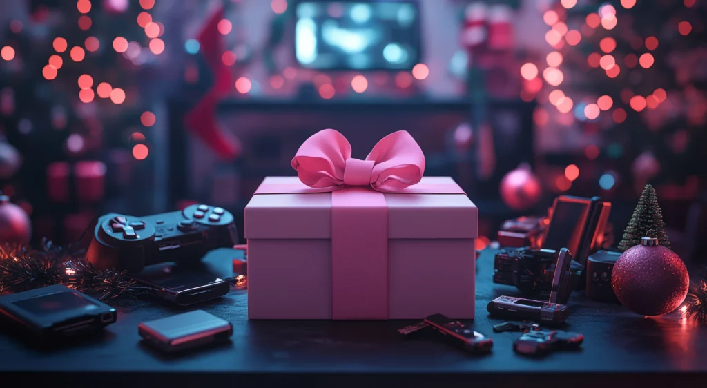 U.S. holiday shoppers browsing and purchasing video games as top gift choices during the holiday season.