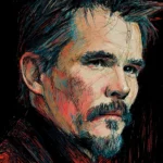 Ethan Hawke portraying Lorenz Hart in Blue Moon 2025, showing emotional transformation and dramatic performance in the film.