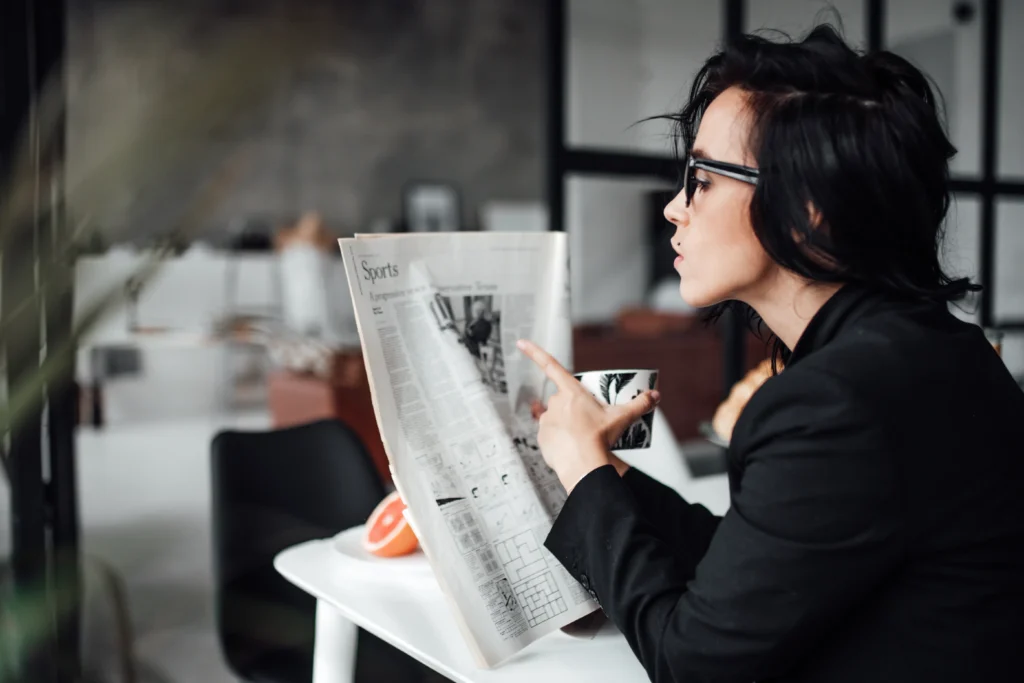 Empty newspaper stand symbolizing the decline of regional newspapers in the U.S