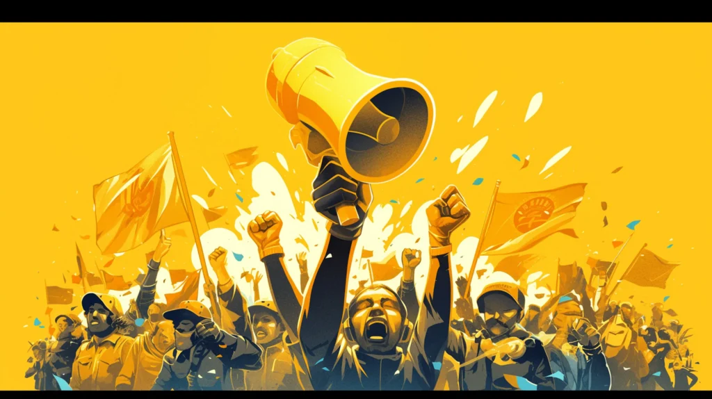 Symbolic image representing the future of the #MeToo movement, highlighting ongoing advocacy, accountability, and social change.