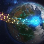 Starlink satellite dish providing internet access in Iran during government-imposed blackout