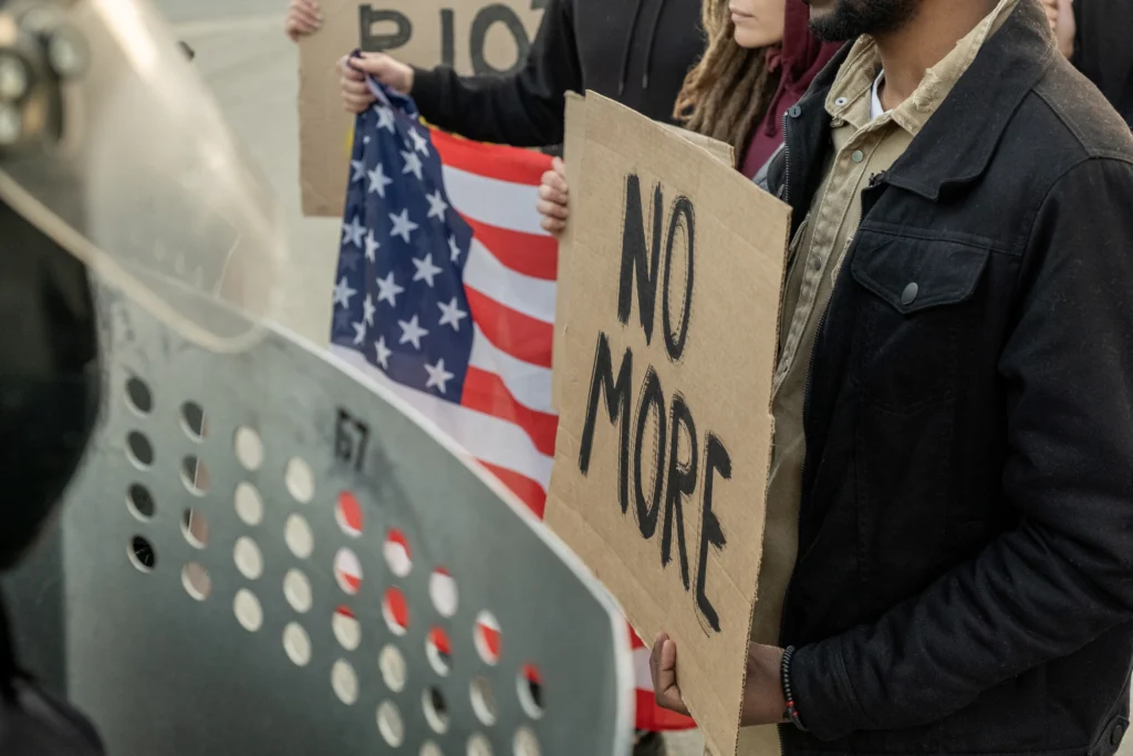 Protests Against ICE
Crowds of protesters holding signs during nationwide rallies against ICE across major U.S. cities