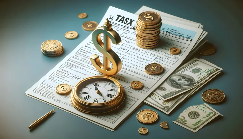 IRS tax deadlines for 2026 highlighted on a calendar with important filing dates marked in red