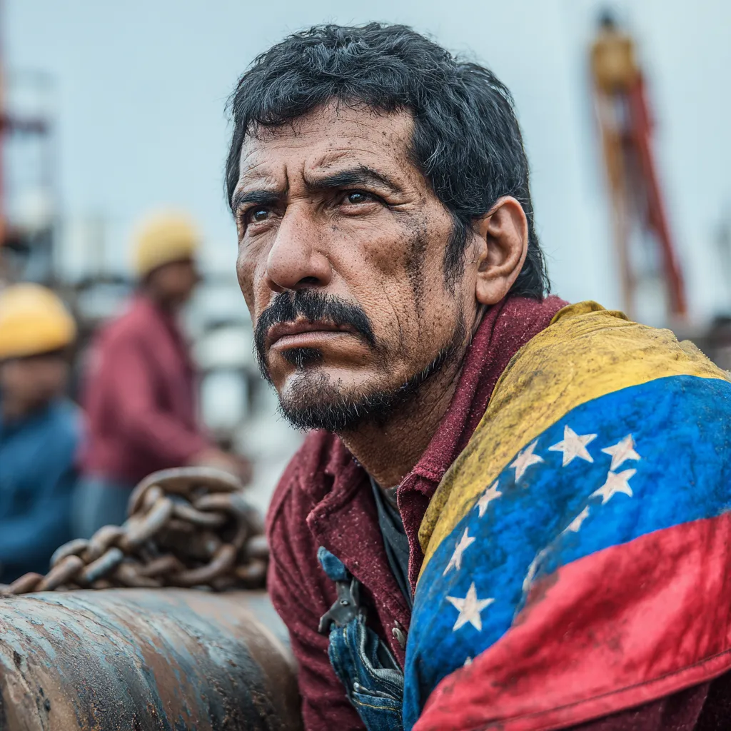 Venezuelan oil reserves with a map highlighting U.S. proximity and global energy significance