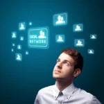 Networking in the digital age showing professionals building meaningful connections online through digital communication