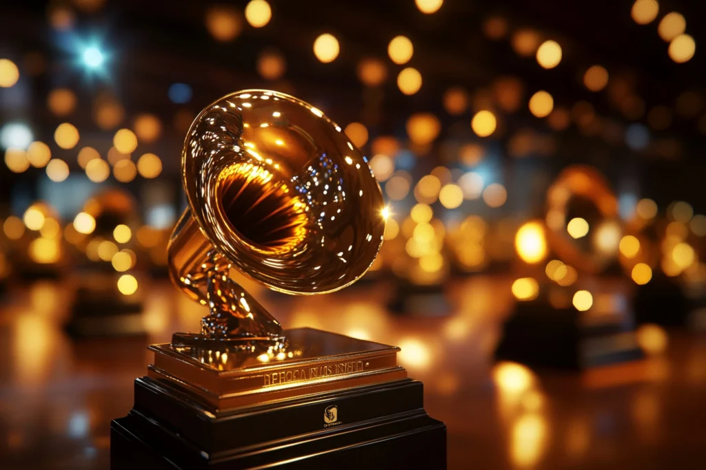 Grammy Winners 2026 celebrating historic wins at the Grammy Awards ceremony in Los Angeles