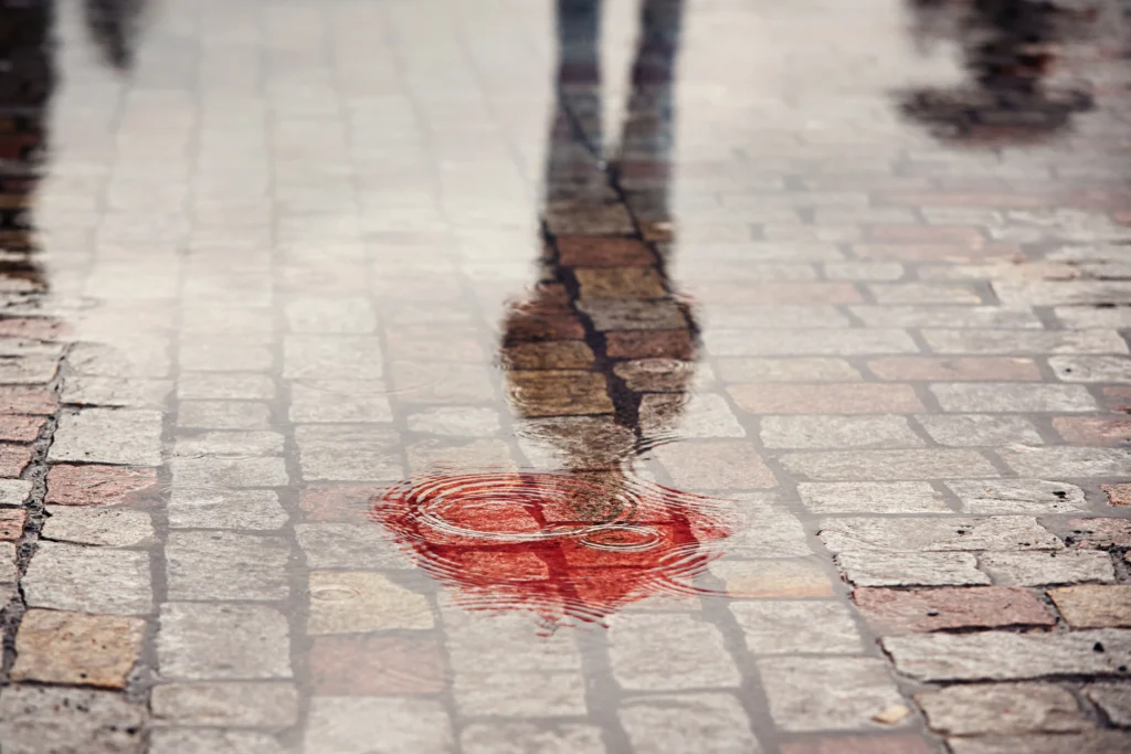 Police vehicles and emergency responders outside Dennis M. Lynch Arena in Pawtucket, Rhode Island, following the shooting incident.
