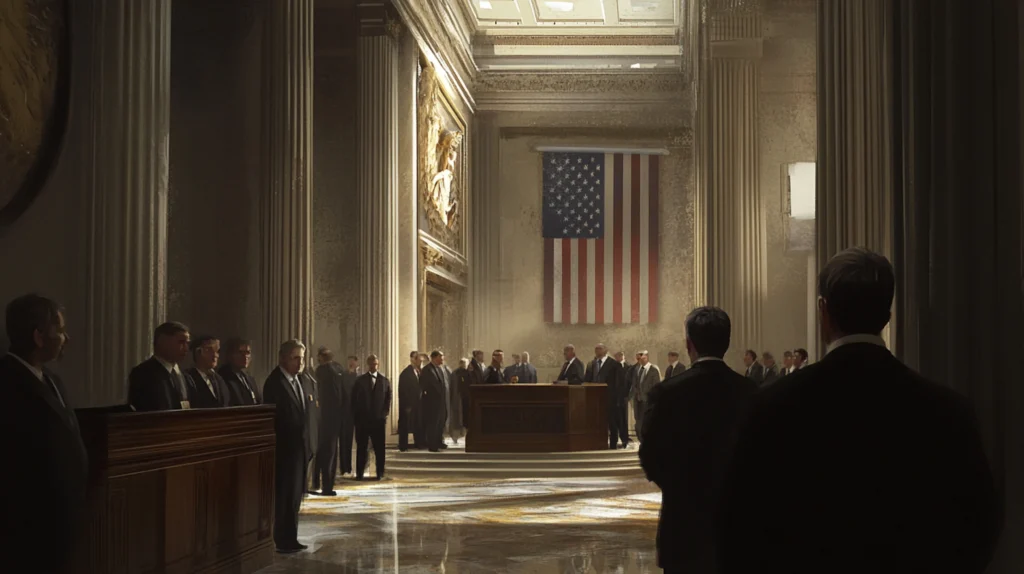 Budget Talks Stall in Congress
U.S. Congress members in heated debate over budget, homeland security, and immigration policies.