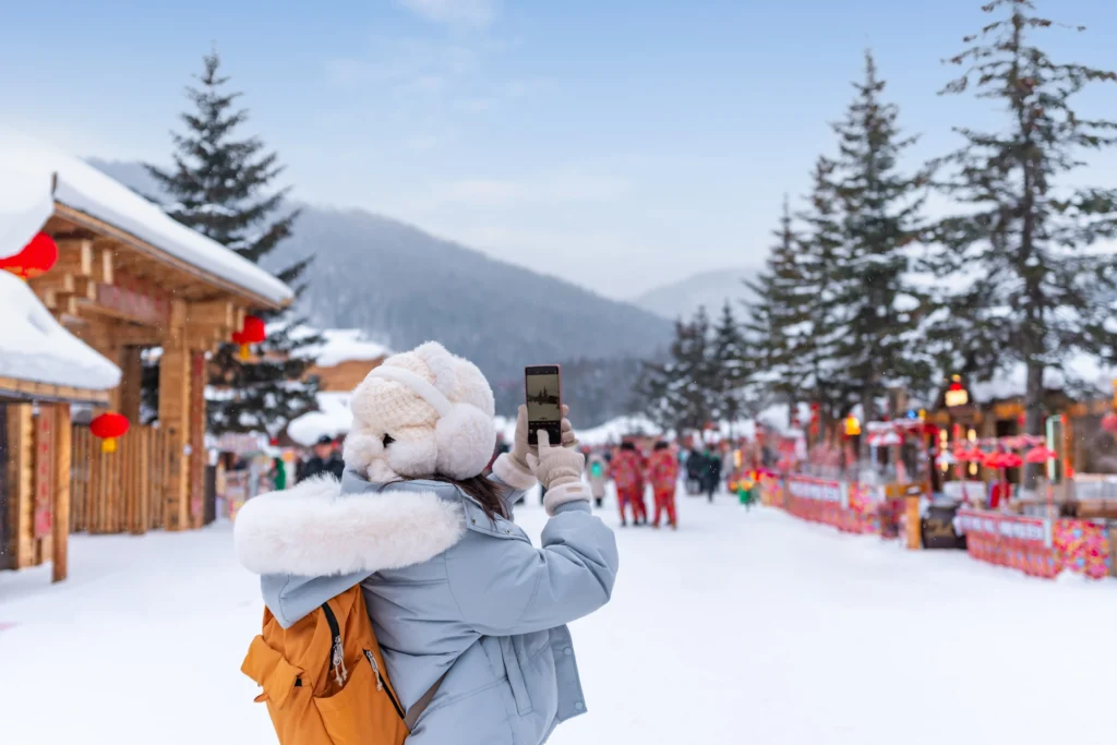 Scenic view of Cortina d'Ampezzo, a top destination during the 2026 Winter Olympics, featuring snow-capped mountains and ski resorts