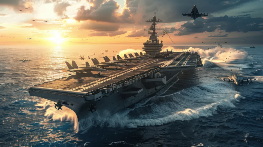 US aircraft carrier USS Abraham Lincoln patrolling in the Gulf amid tensions with Iran