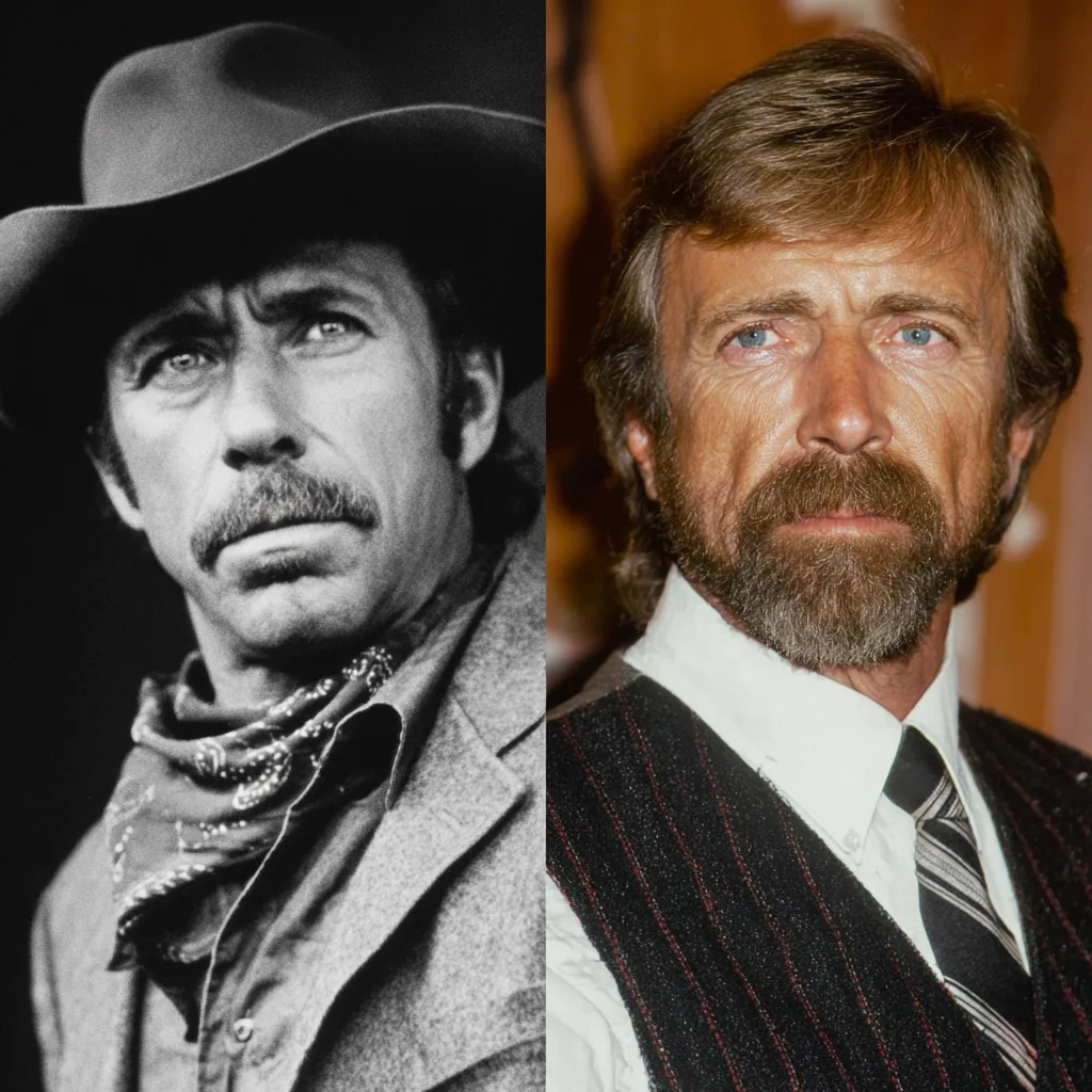 Portrait of Chuck Norris smiling, martial arts legend and Hollywood actor, remembered after his passing at 86