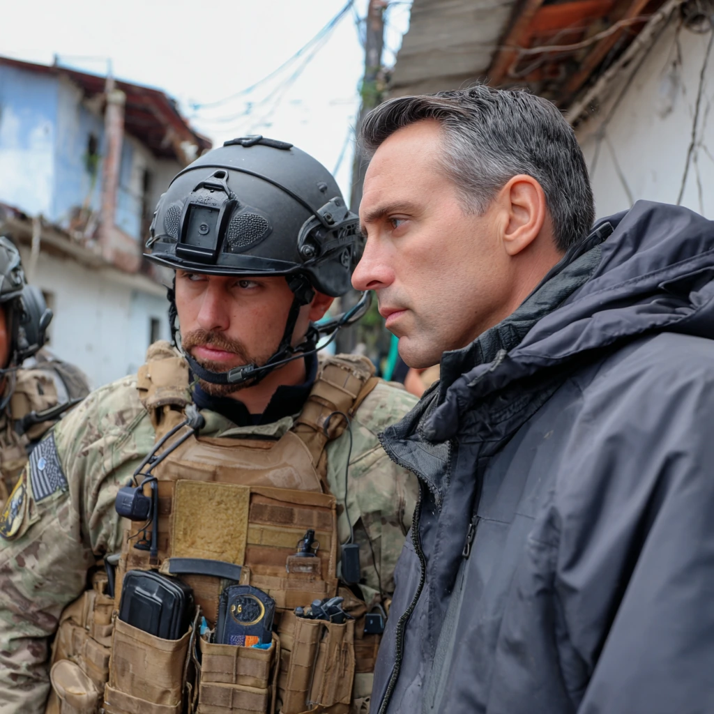 U.S. and Ecuadorian military forces conducting joint anti-drug operation