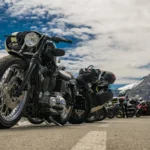 Harley-Davidson motorcycle rider on open road representing the new RIDE campaign