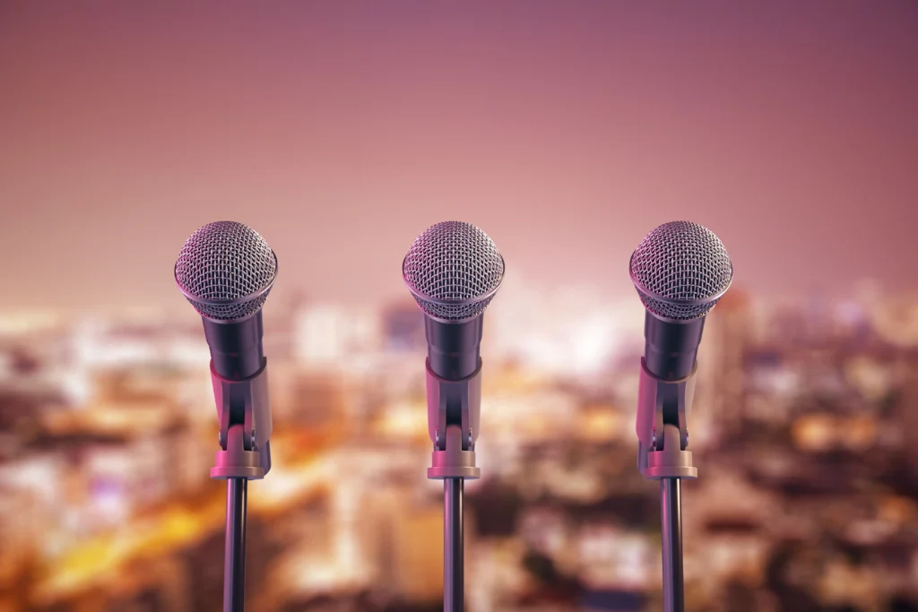 Second City performers reinventing modern comedy on stage in 2026 with a lively audience