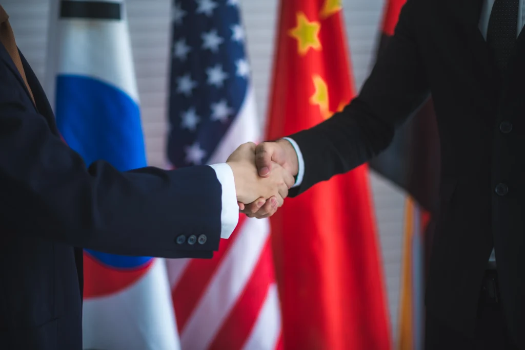 Bill Maher speaking during a television segment criticizing Donald Trump’s meeting with Chinese President Xi Jinping during a high-profile China visit.