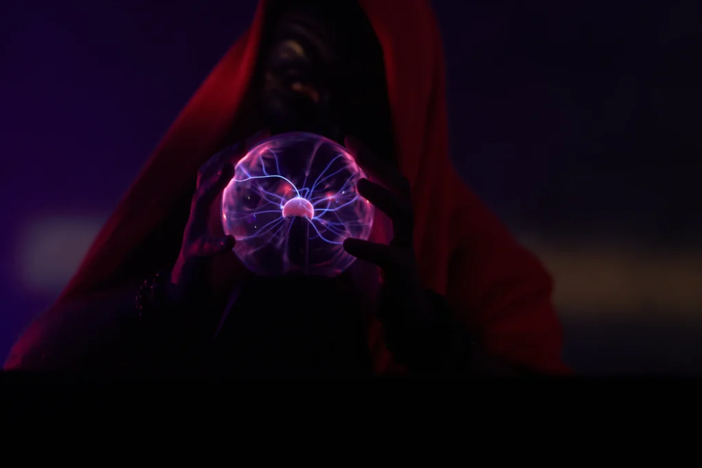 Cinematic collage showing Star Wars evolution from prequel trilogy scenes to sequel trilogy with iconic characters, lightsabers, and futuristic landscapes