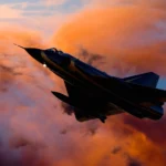 Canadian fighter jets flying in formation during a fleet modernization review