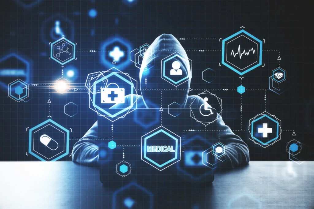 Federal investigators reviewing healthcare records and financial documents during a major healthcare fraud crackdown involving billions of dollars in alleged fraudulent claims.